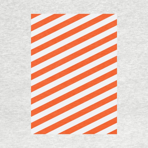 Co. Armagh GAA Orange and White Angled Stripes by Culture-Factory